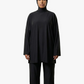 Femme en tenue de bain burkini modeste 3 pièces noire avec hijab intégré - vêtement de natation couvrant